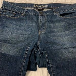 New York and Company low rise boot cut denim
